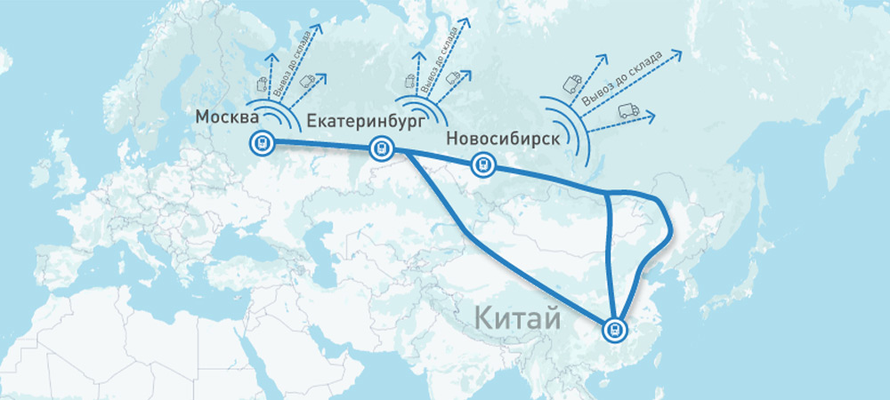 Ж/д грузоперевозки из Китая в Россию